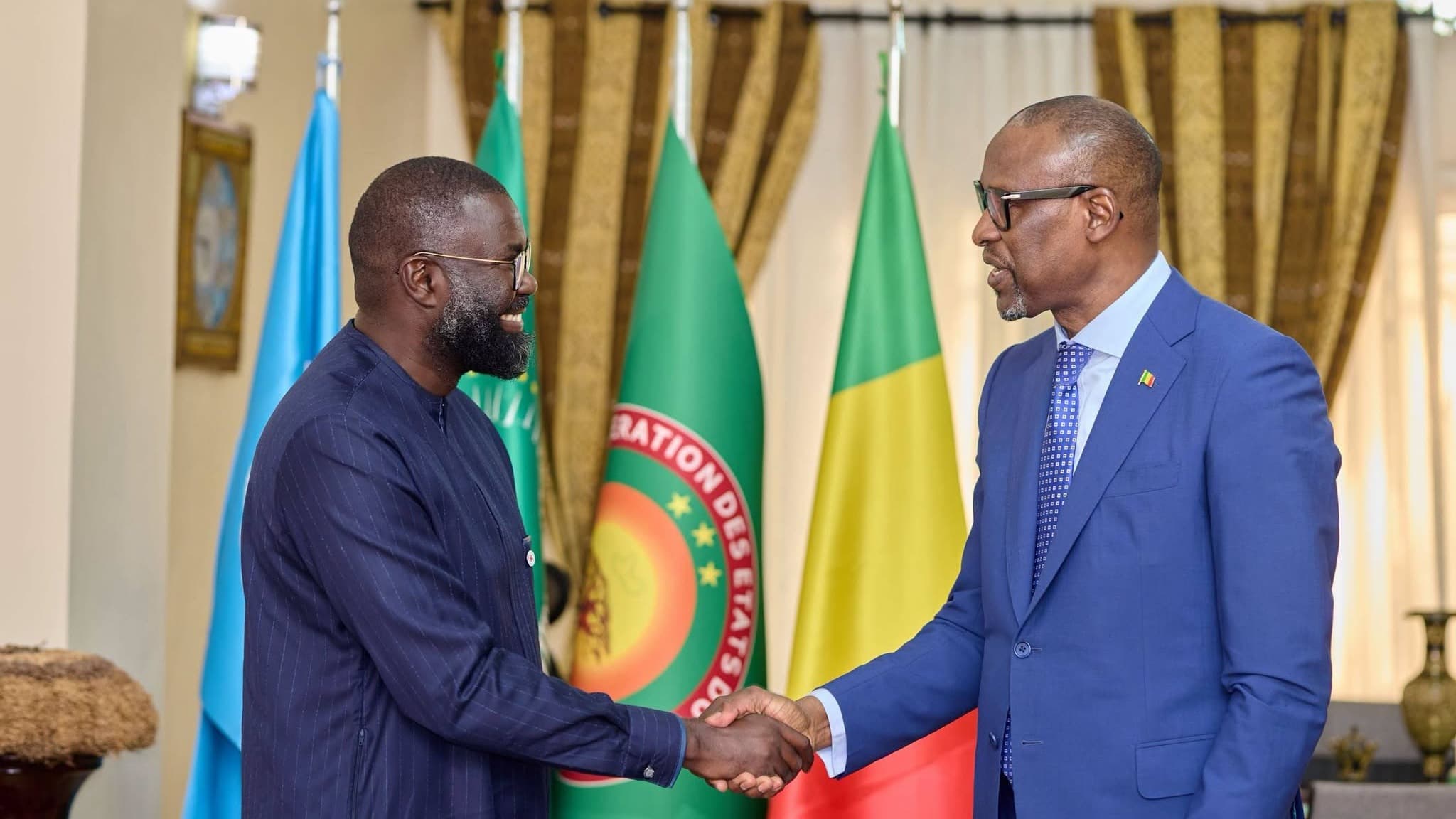 Mali : Abdoulaye Diop échange avec le Directeur Afrique du CICR